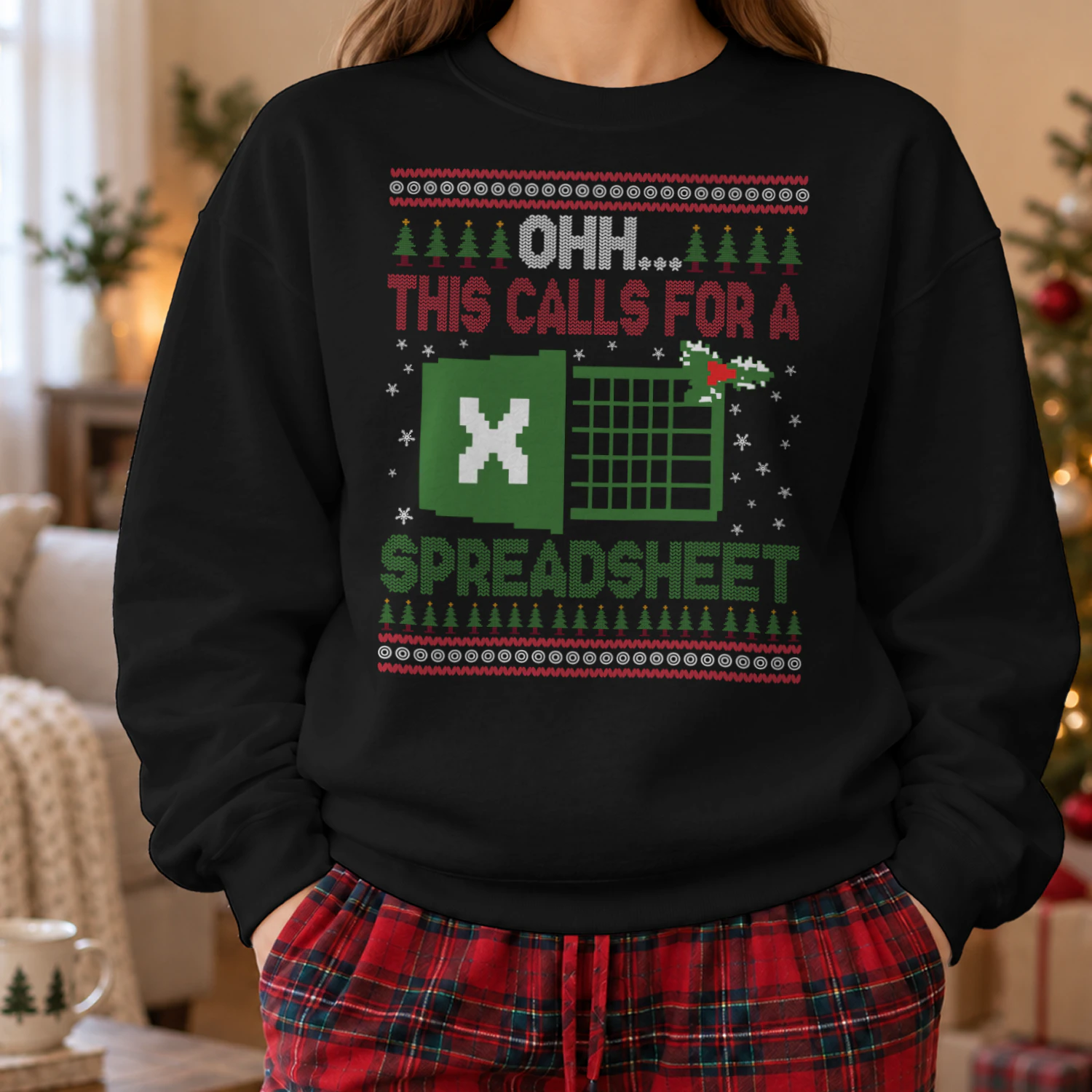 ohh this calls for A Spreadsheet Ugly Christmas Sweater