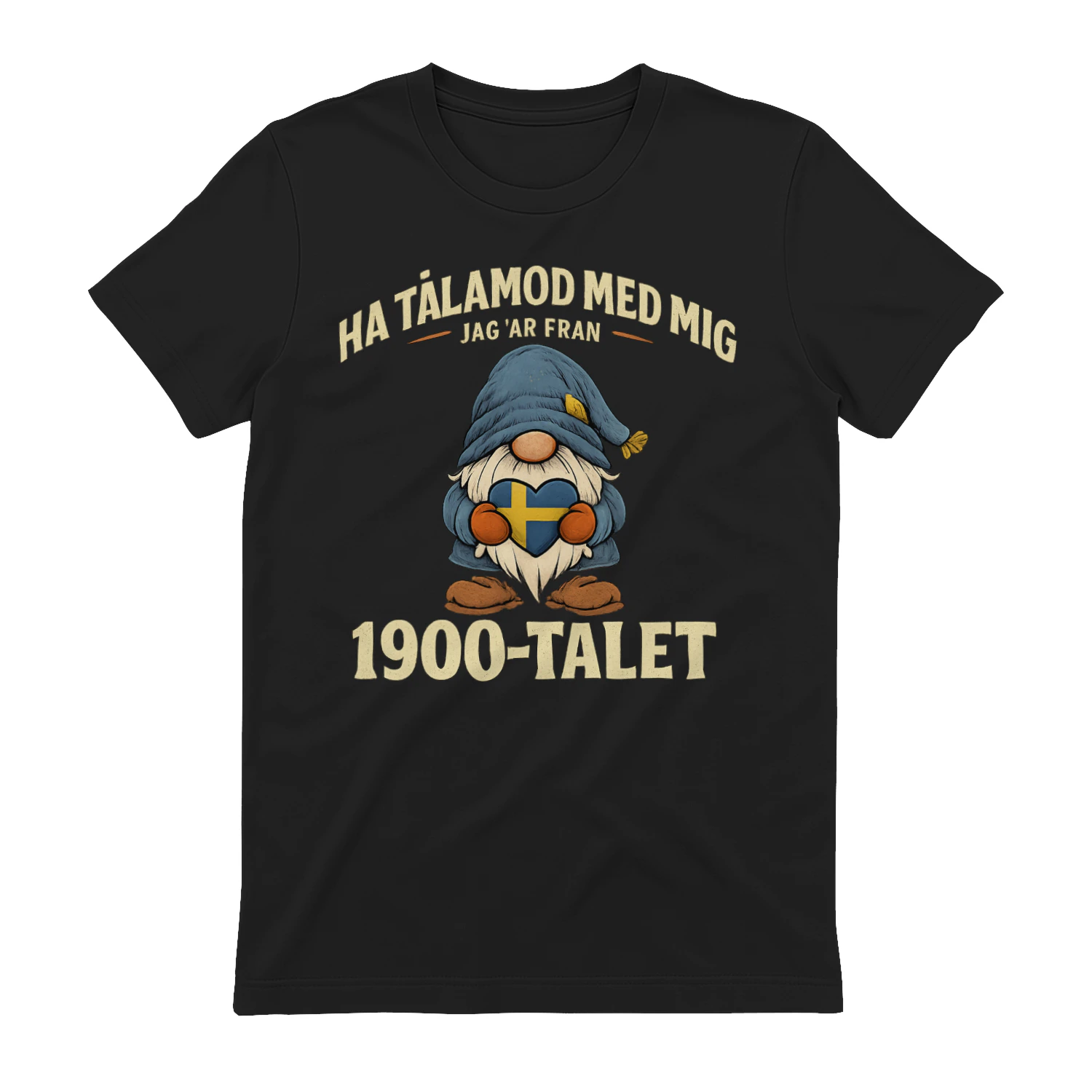 Jag är från 1900-talet – Rolig retrodesign med tomte