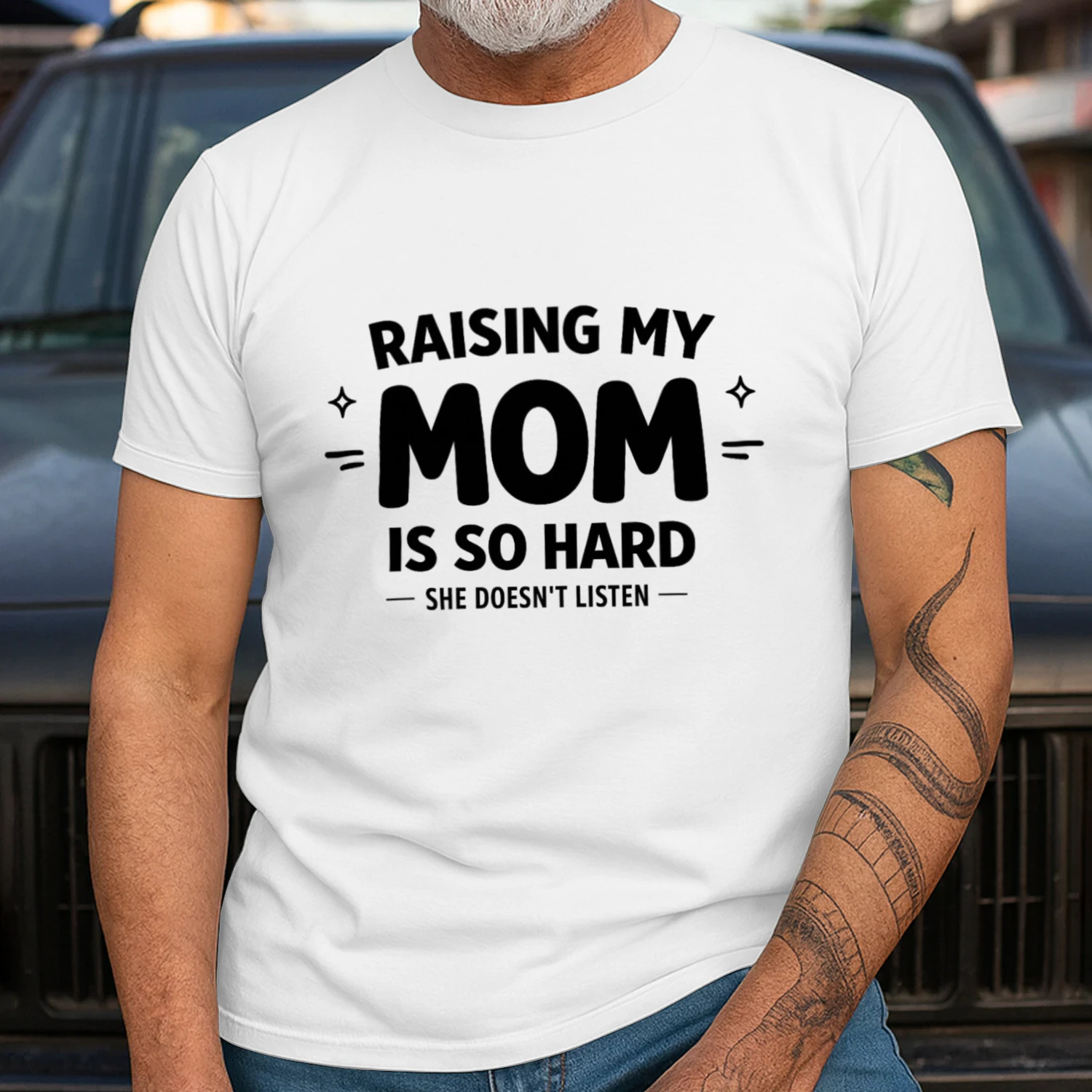 Funny Mom Shirt, Raising My Mom Is So Hard She Doesn’t Listen T-Shirt