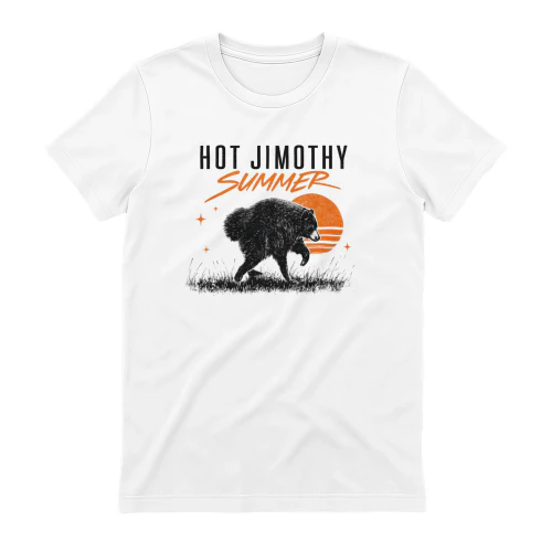 Hot Jimothy Summer Bear Shirt, Funny Vintage Summer T-Shirt, Camping and Outdoor Graphic Tee
