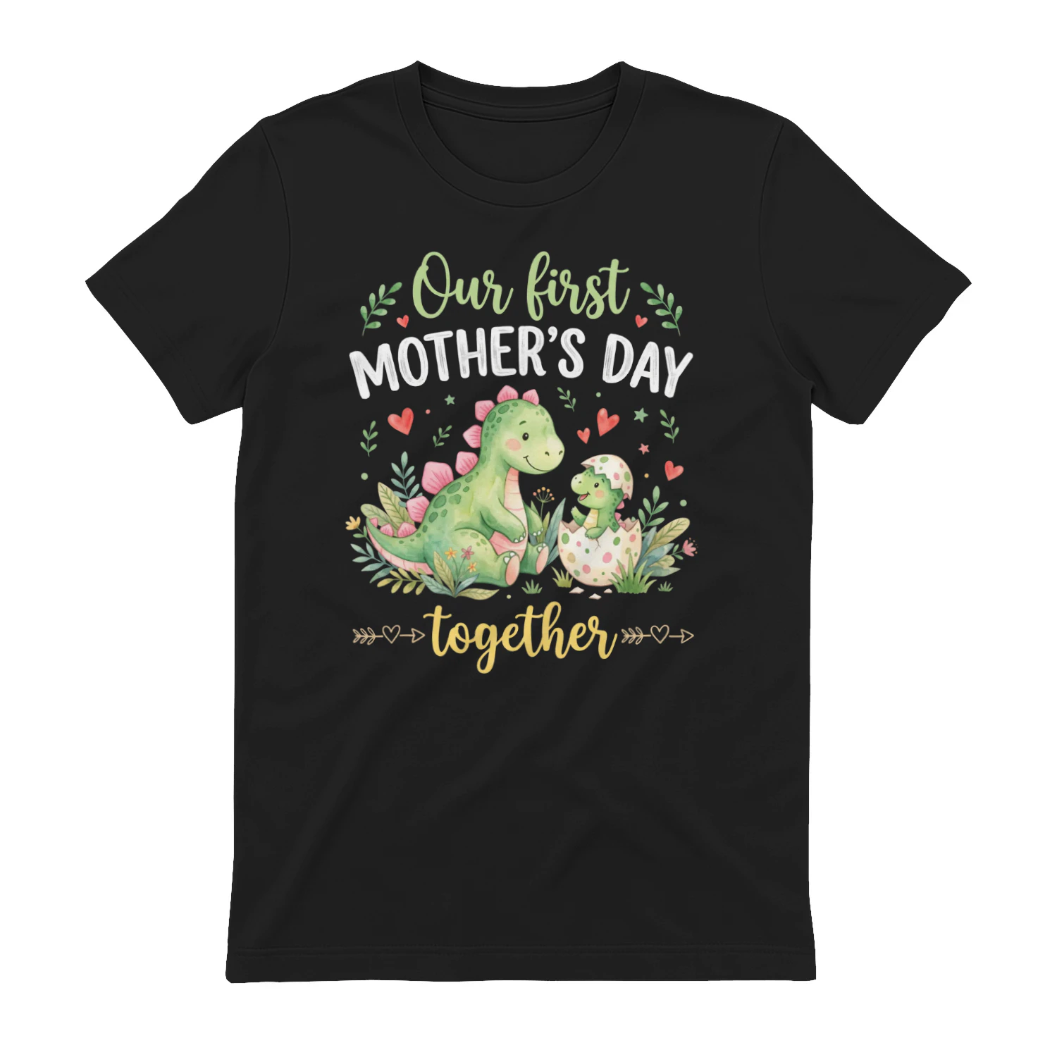 Our First Mother's Day Together Mama Dinosaur Cute Mom Baby