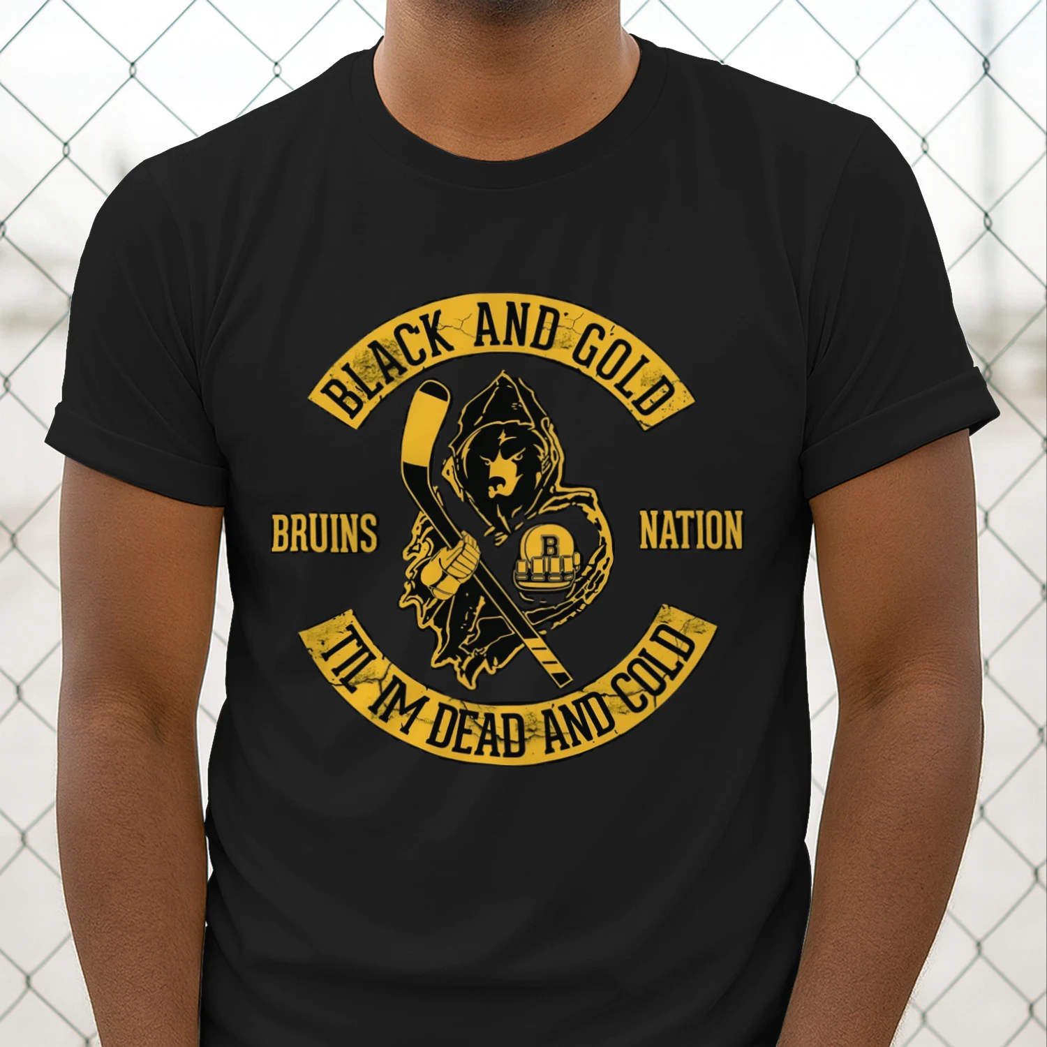 Black and Gold Till Im Dead and Cold