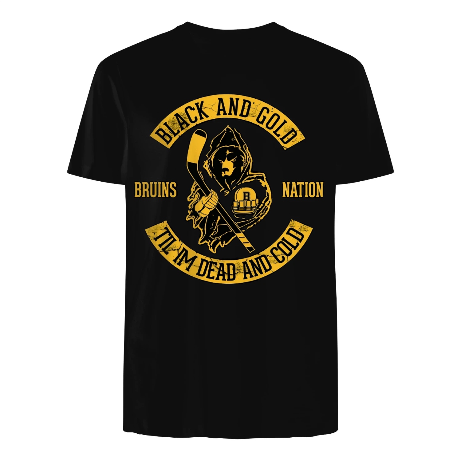 Black and Gold Till Im Dead and Cold