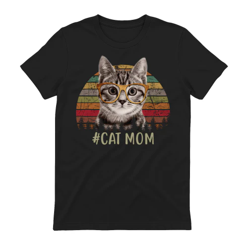 Cat Retro Mom