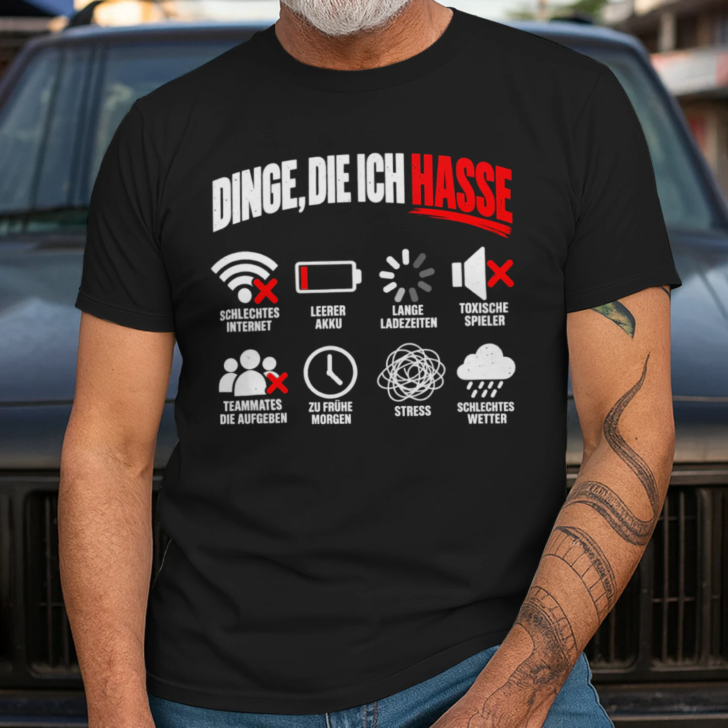 Dinge, die ich hasse – Lustiges Gamer Geschenk | Gaming Design für Zocker