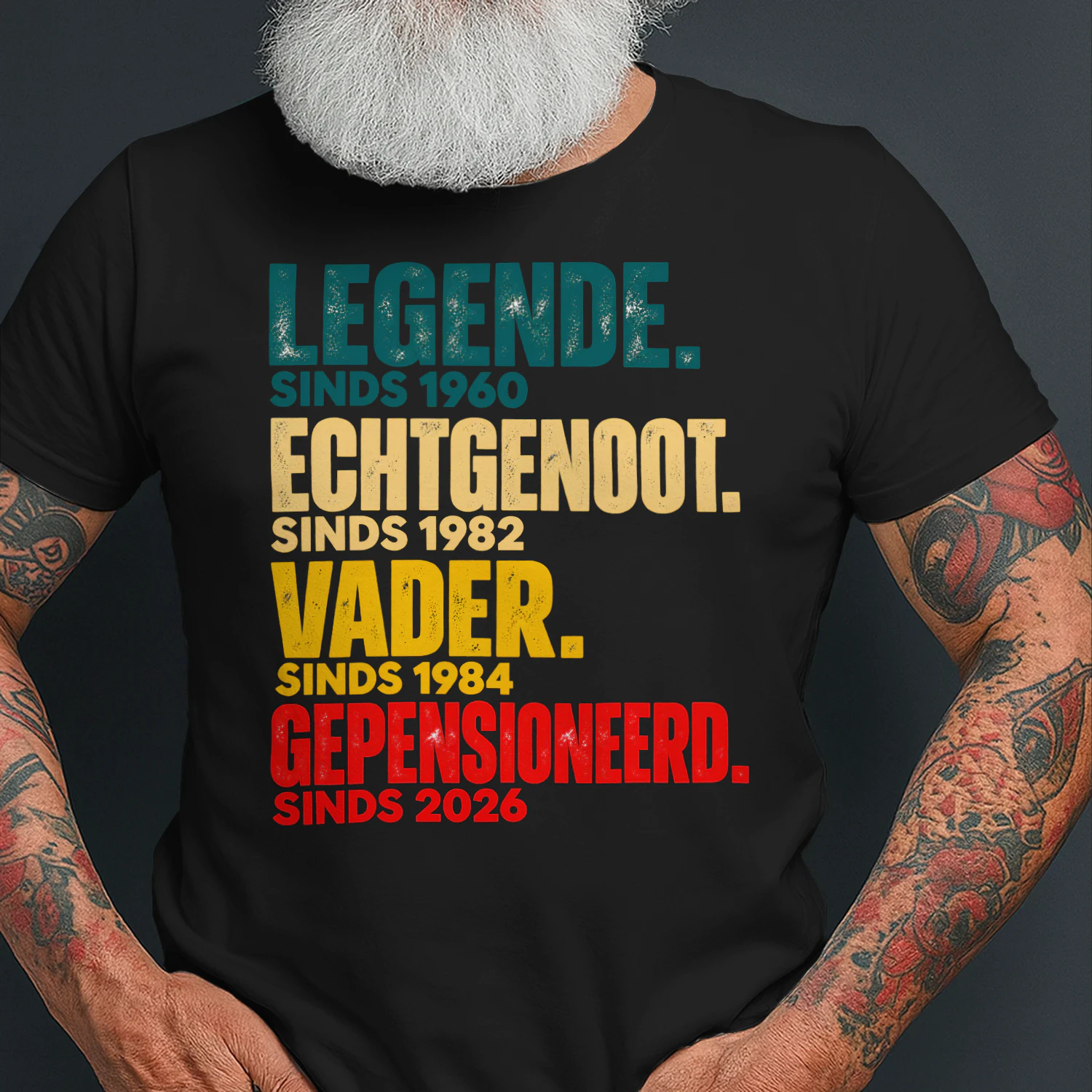 Legende Echtgenoot Vader Gepensioneerd Sinds 2026 Grappig Pensioen Cadeau