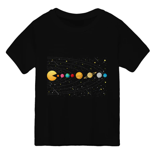 Science Pac Man Solar System Astronaut Space Video Game