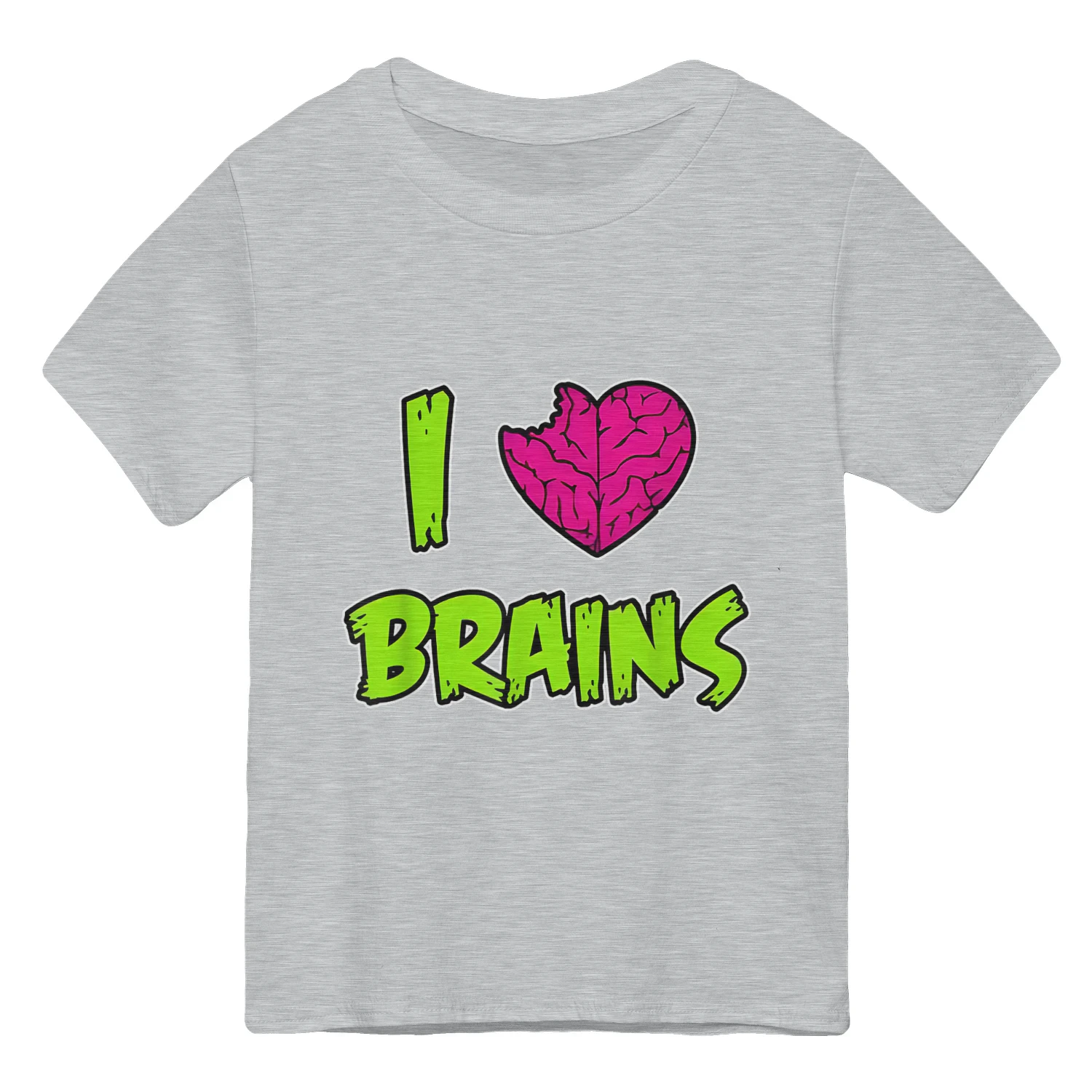 Science I Heart Brains Zombie Halloween Design