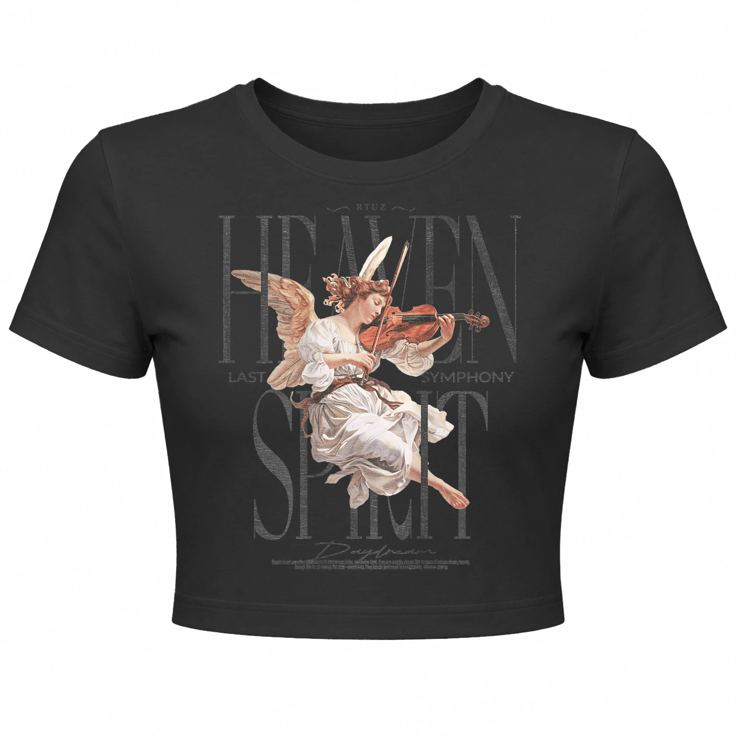 Y2K Heaven Spirit Violin Angel Back Print