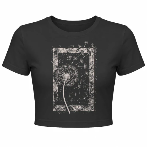 Y2K Dandelion Flower Grunge Frame Design