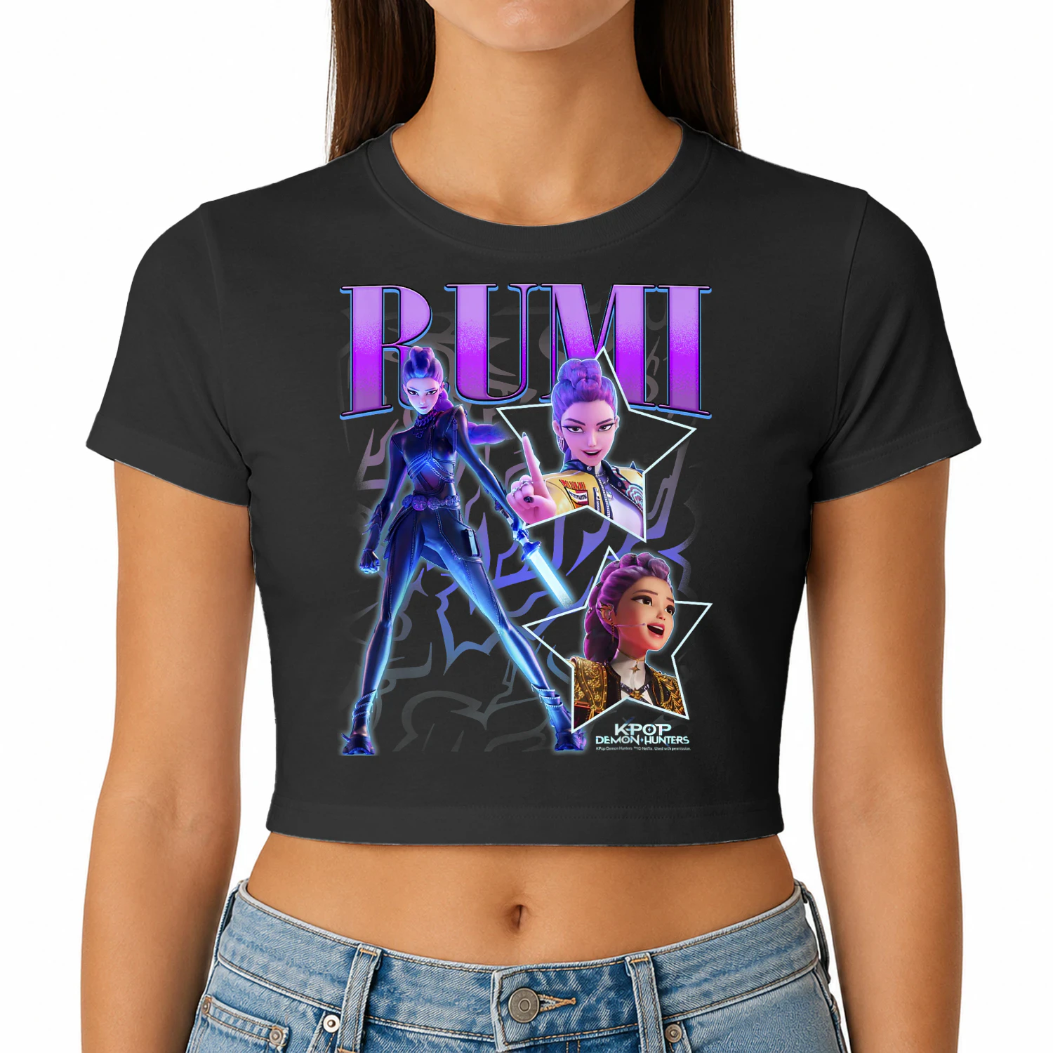 Y2K Kpop Demon Hunters Rumi Sword Poster