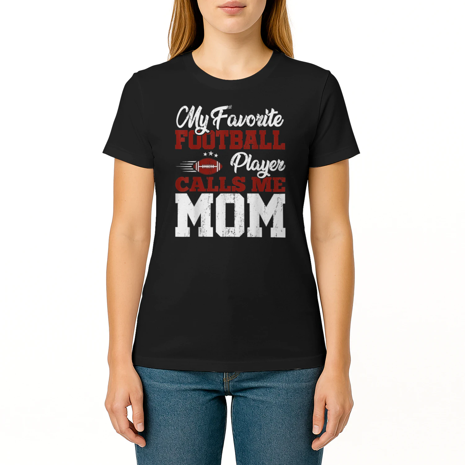 Mothers Day American Football Player Mom Sports