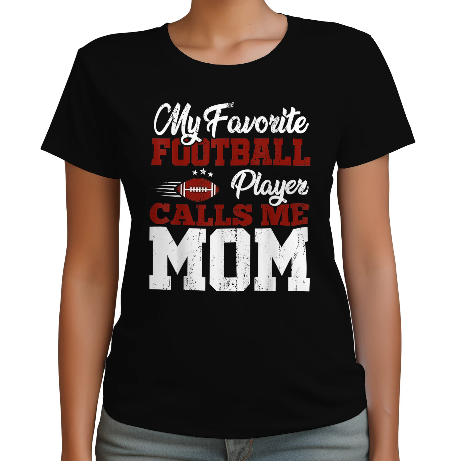 Mothers Day American Football Player Mom Sports