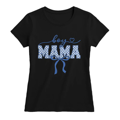 Retro Boy Mama Mother's Day 2026 Checkered Women