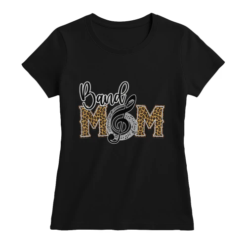 Band Mom Musical Marching Band Mom Leopard Print