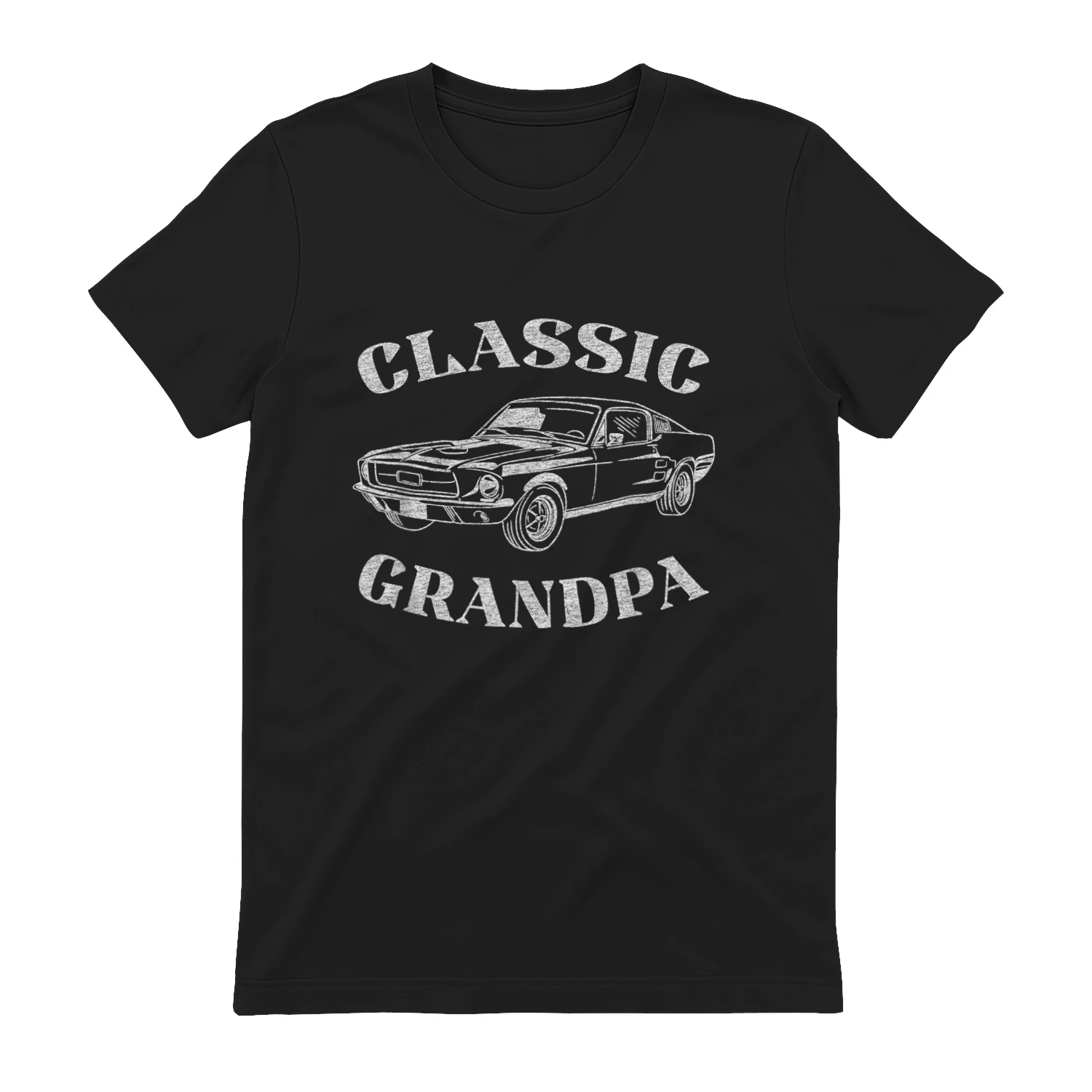 Funny Grandpa Classic Car Graphic