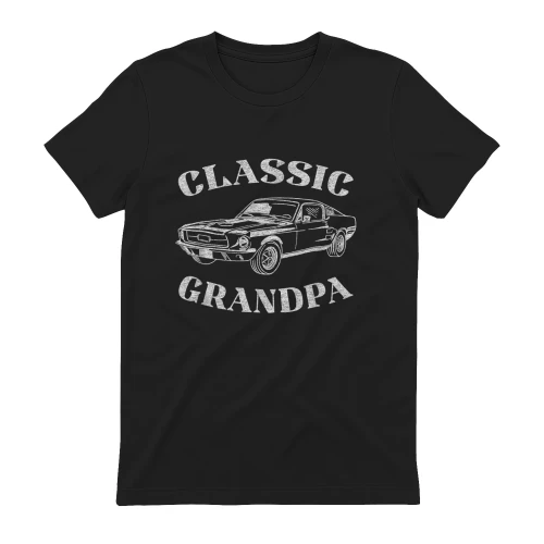 Funny Grandpa Classic Car Graphic