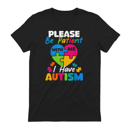 Autism Please Be Patient With Me Puzzle Heart