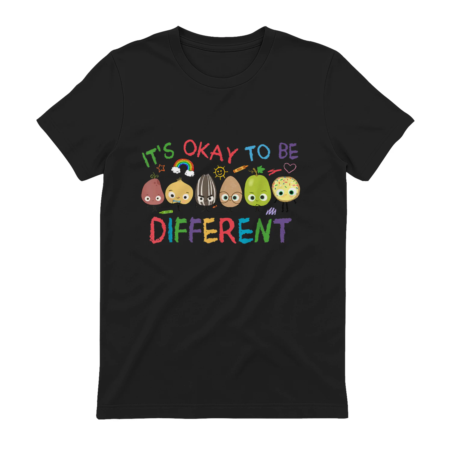 Autism Its Okay To Be Different Cute Food Characters