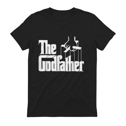 The Godfather Original White Title Logo T-Shirt