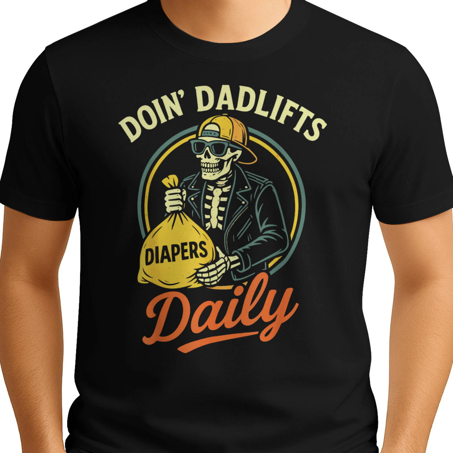 New Dad Doin' Dadlifts Daily Funny Fathers Day