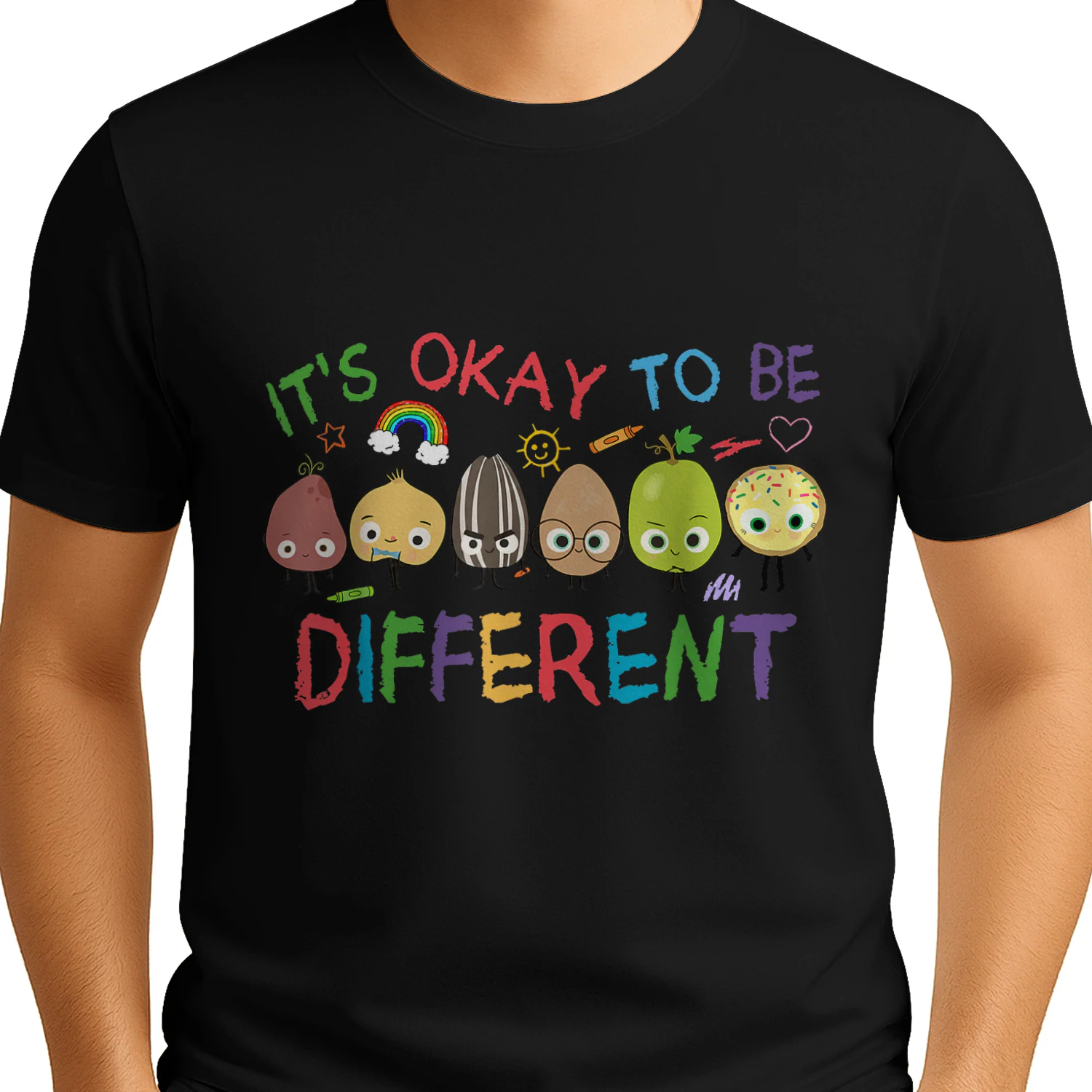 Autism Its Okay To Be Different Cute Food Characters