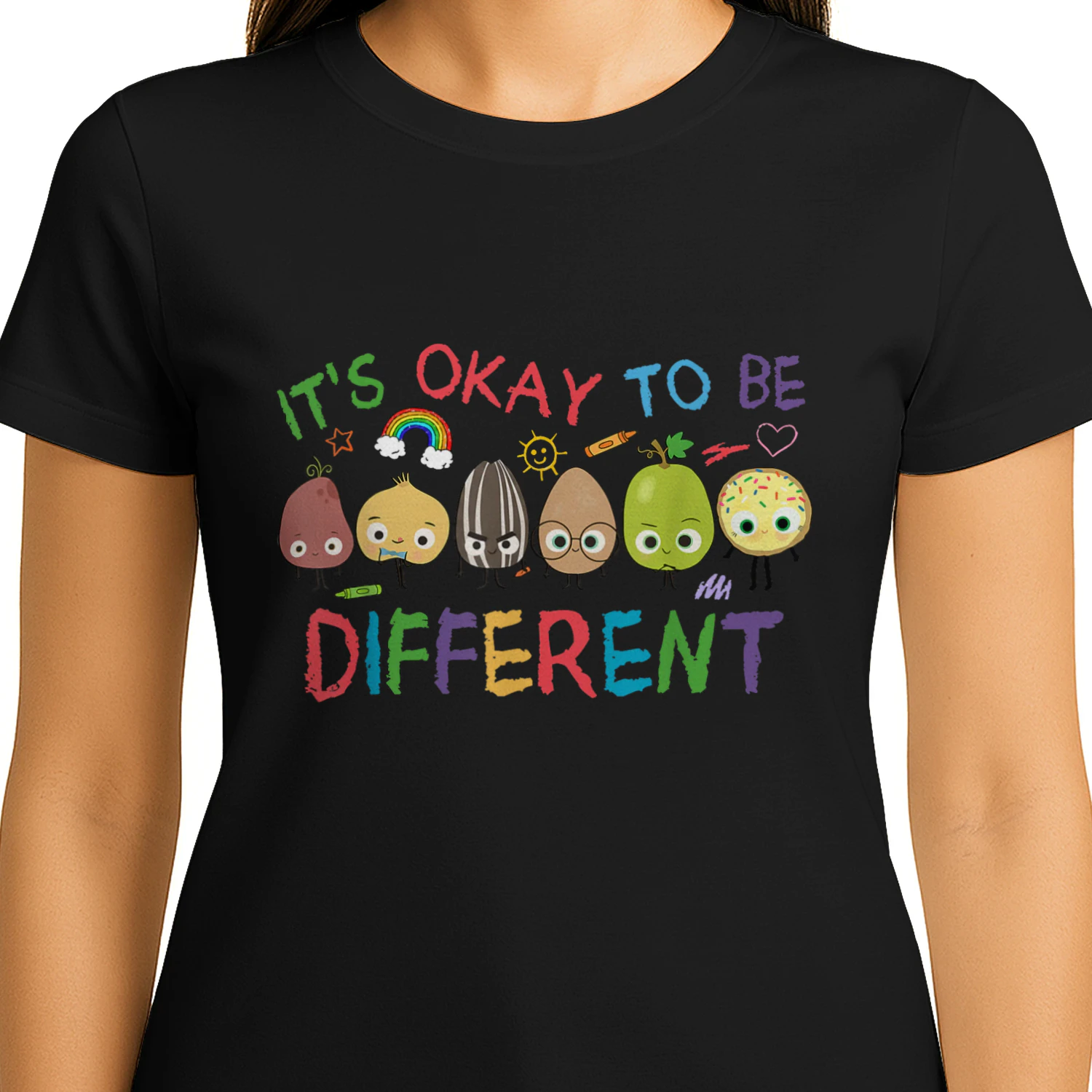Autism Its Okay To Be Different Cute Food Characters
