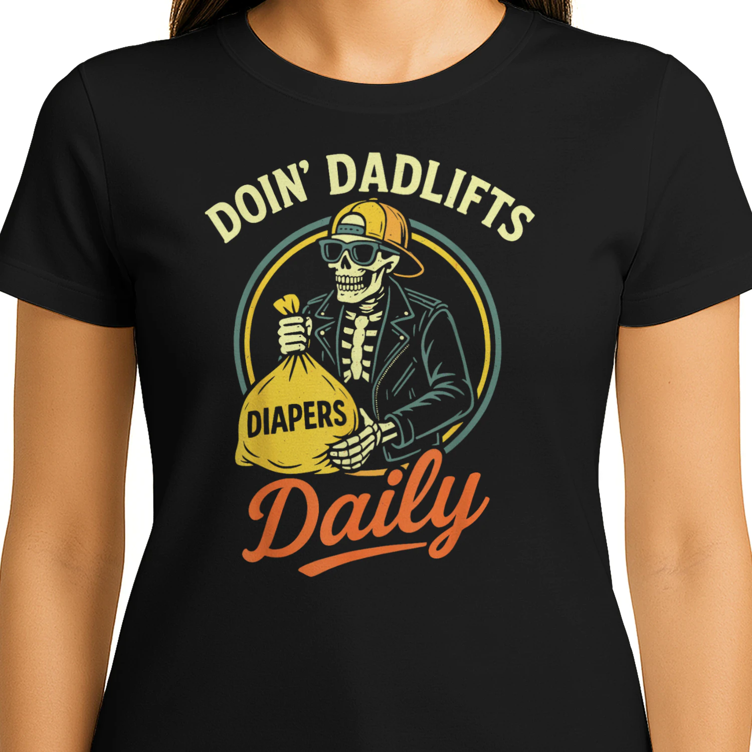 New Dad Doin' Dadlifts Daily Funny Fathers Day