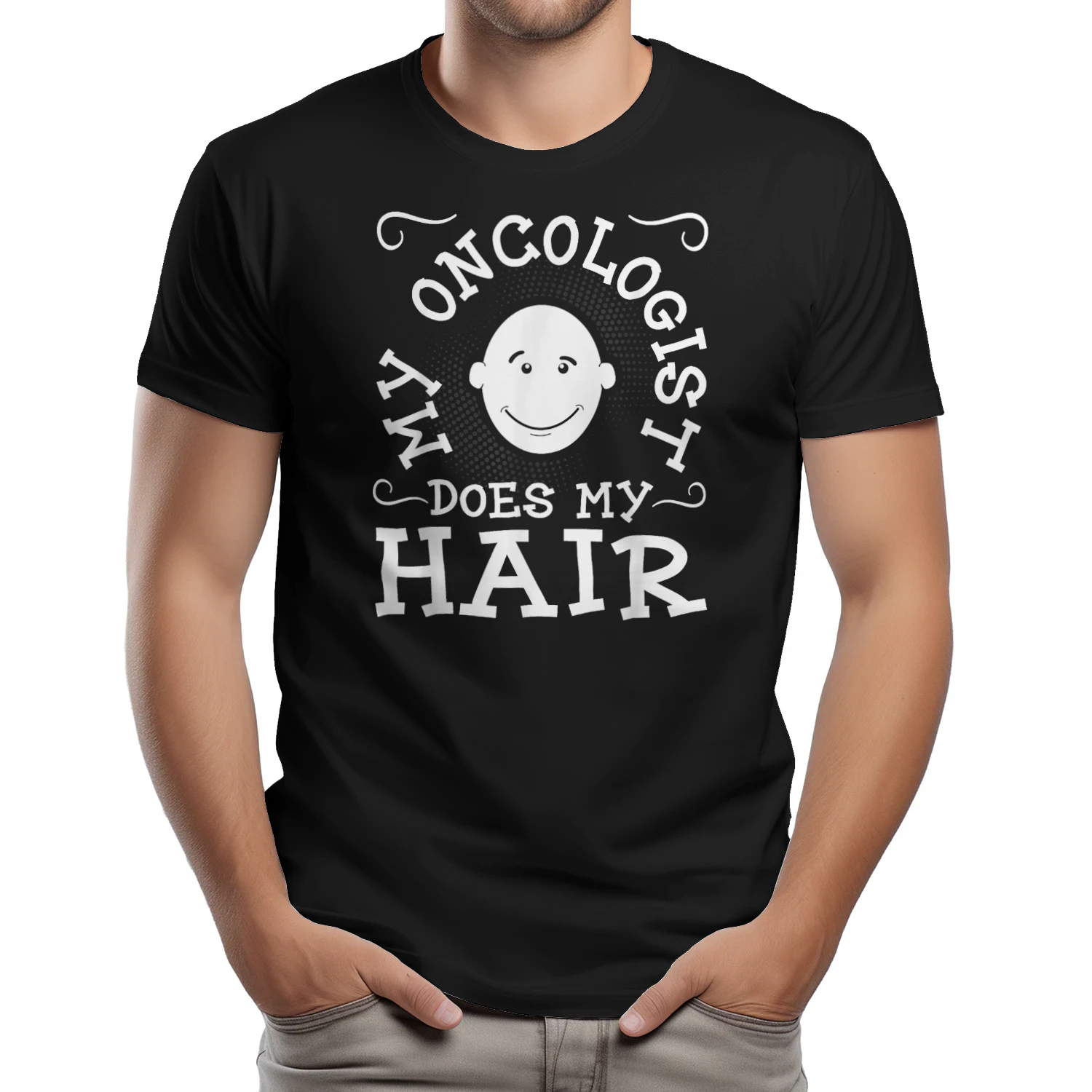 Cancer My Oncologist Does My Hair Funny Bald Smiley Chemo