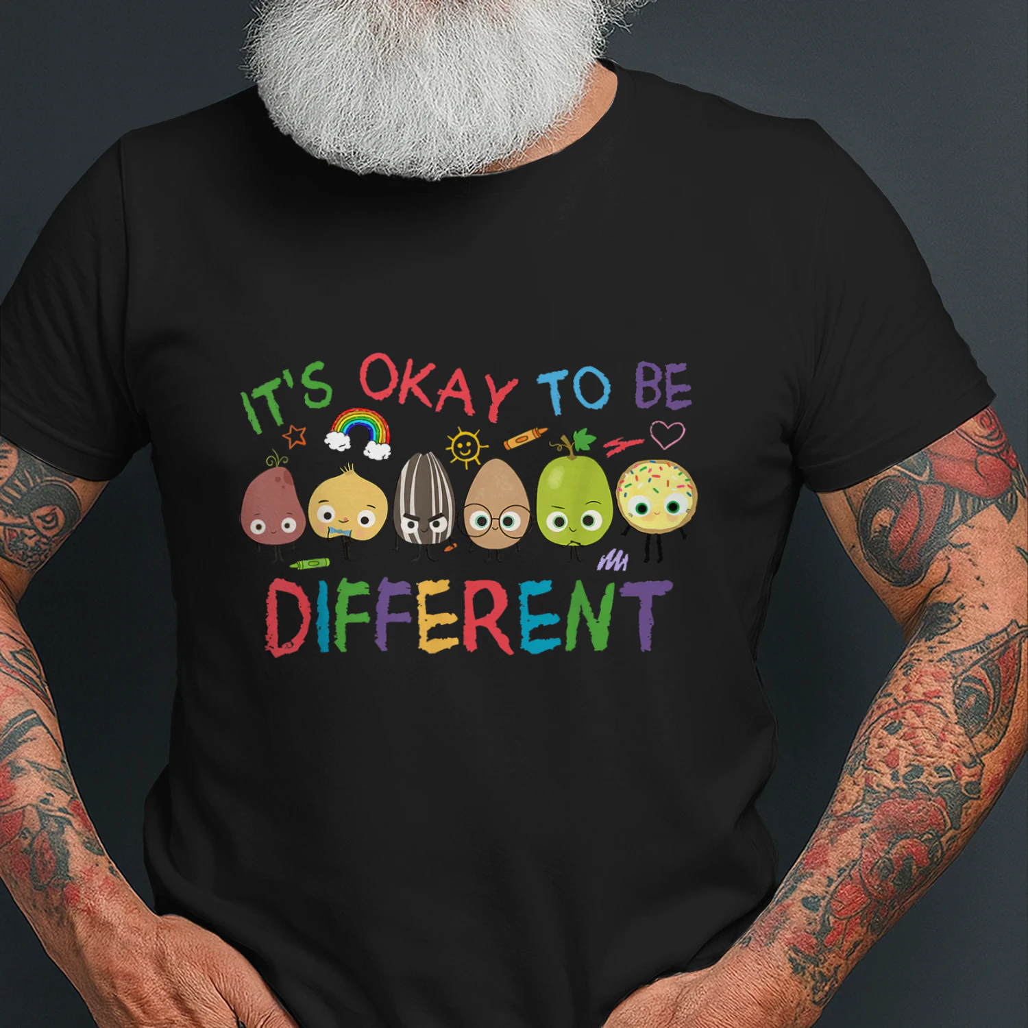 Autism Its Okay To Be Different Cute Food Characters
