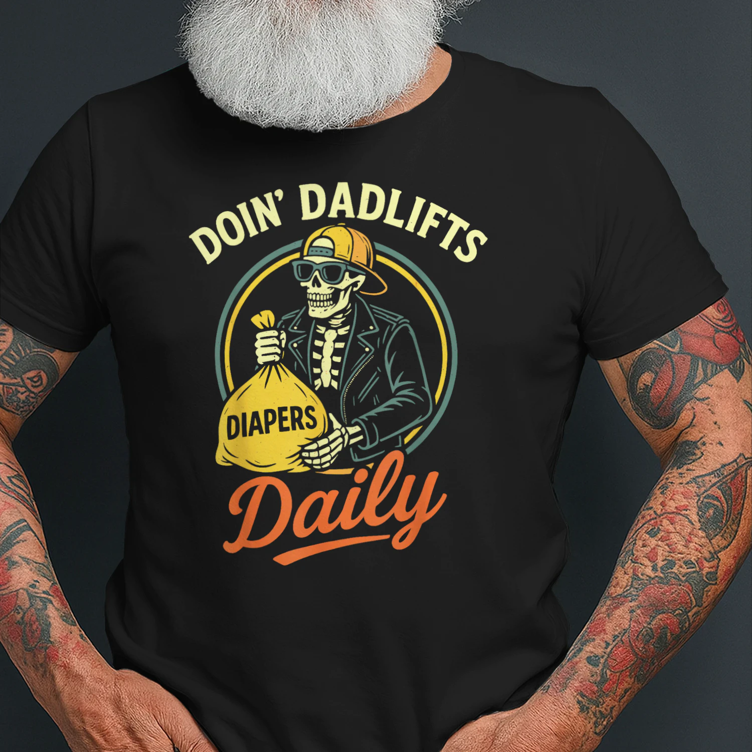 New Dad Doin' Dadlifts Daily Funny Fathers Day