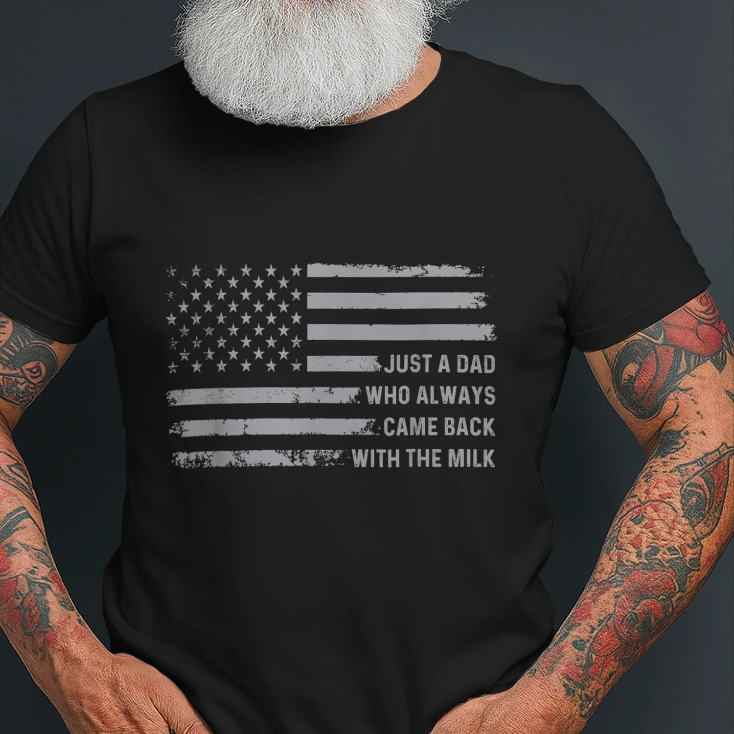 Just A Dad Who Always Came Back with The Milk