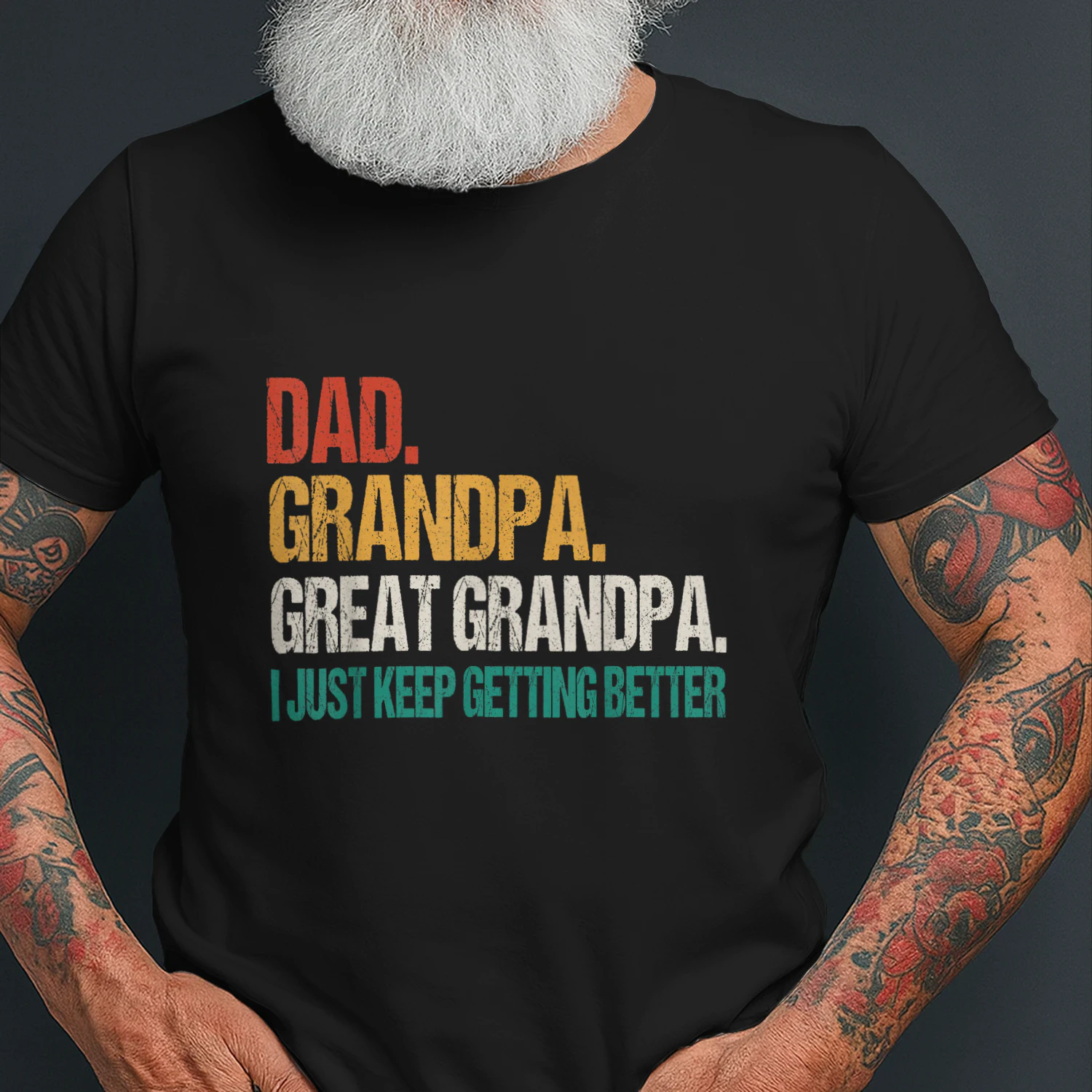 Dad Grandpa Great Grandpa Fathers Day for Great