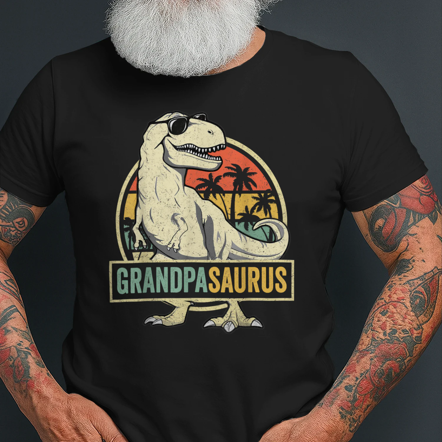 Grandpasaurus T Rex Dinosaur Grandpa Saurus