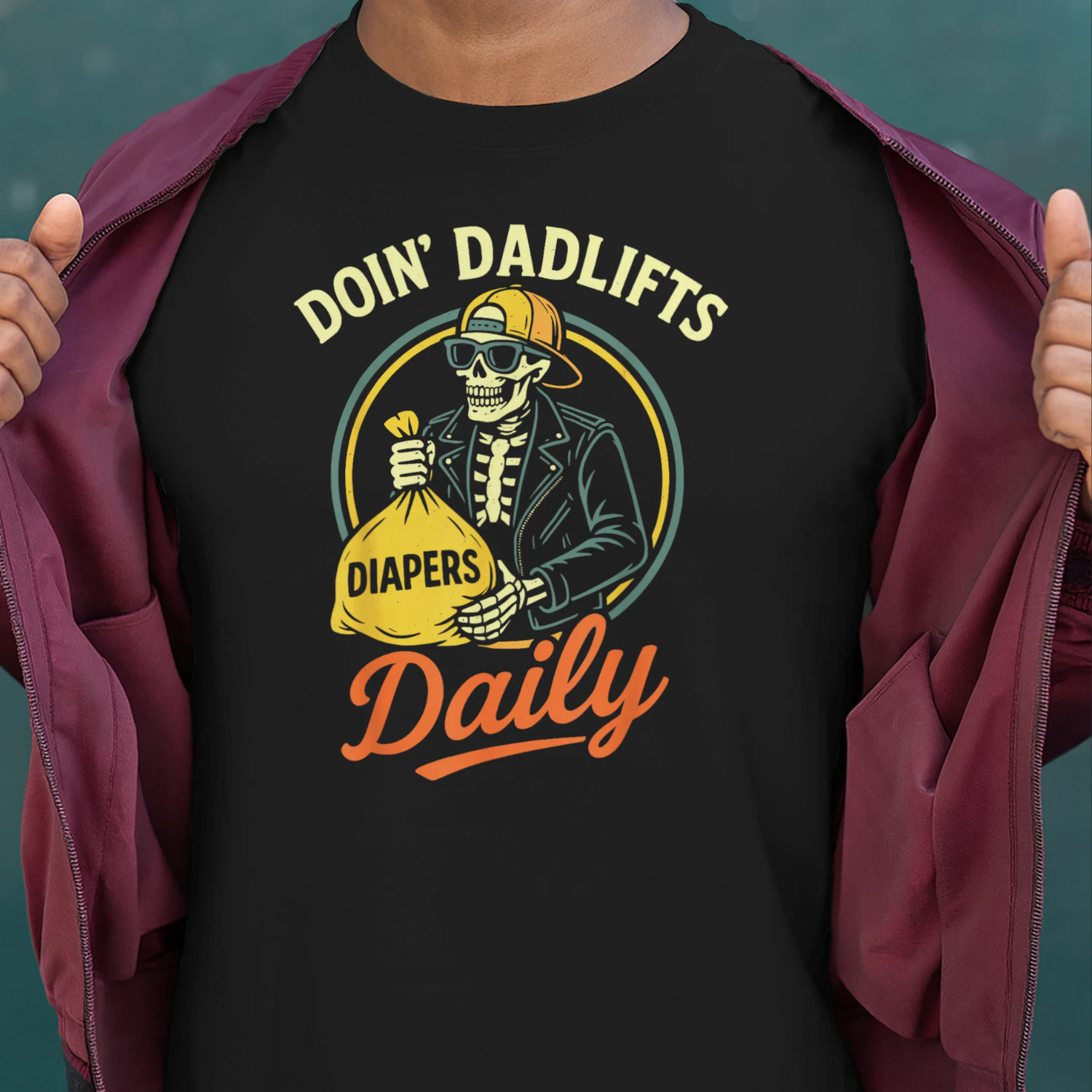 New Dad Doin' Dadlifts Daily Funny Fathers Day