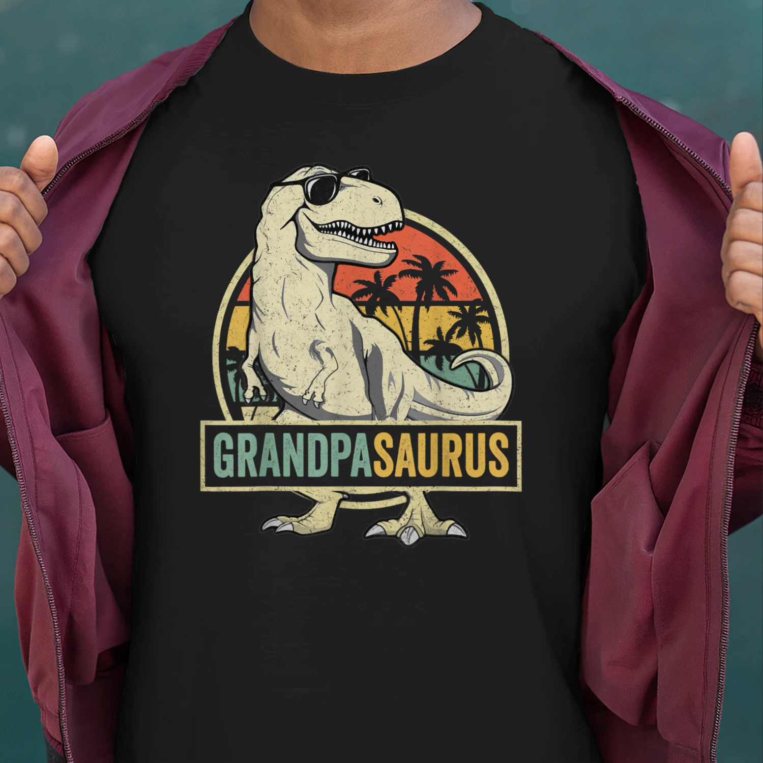 Grandpasaurus T Rex Dinosaur Grandpa Saurus