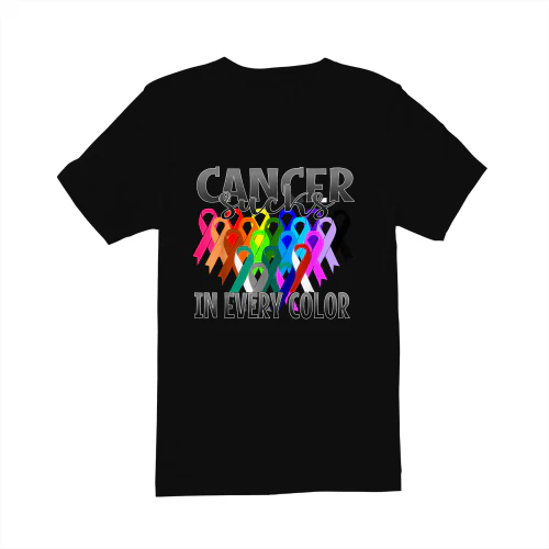 Cancer Sucks in Every Color Awareness Ribbons Rainbow
