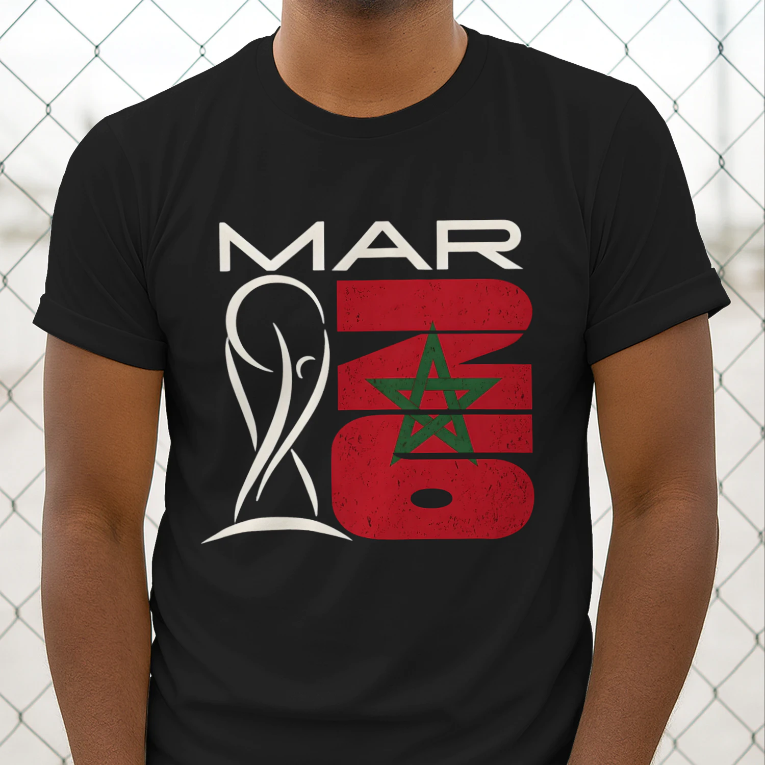 Morocco Pride Lion T-Shirt | Bold MAR 26 Moroccan Heritage Classic Unisex T-shirt
