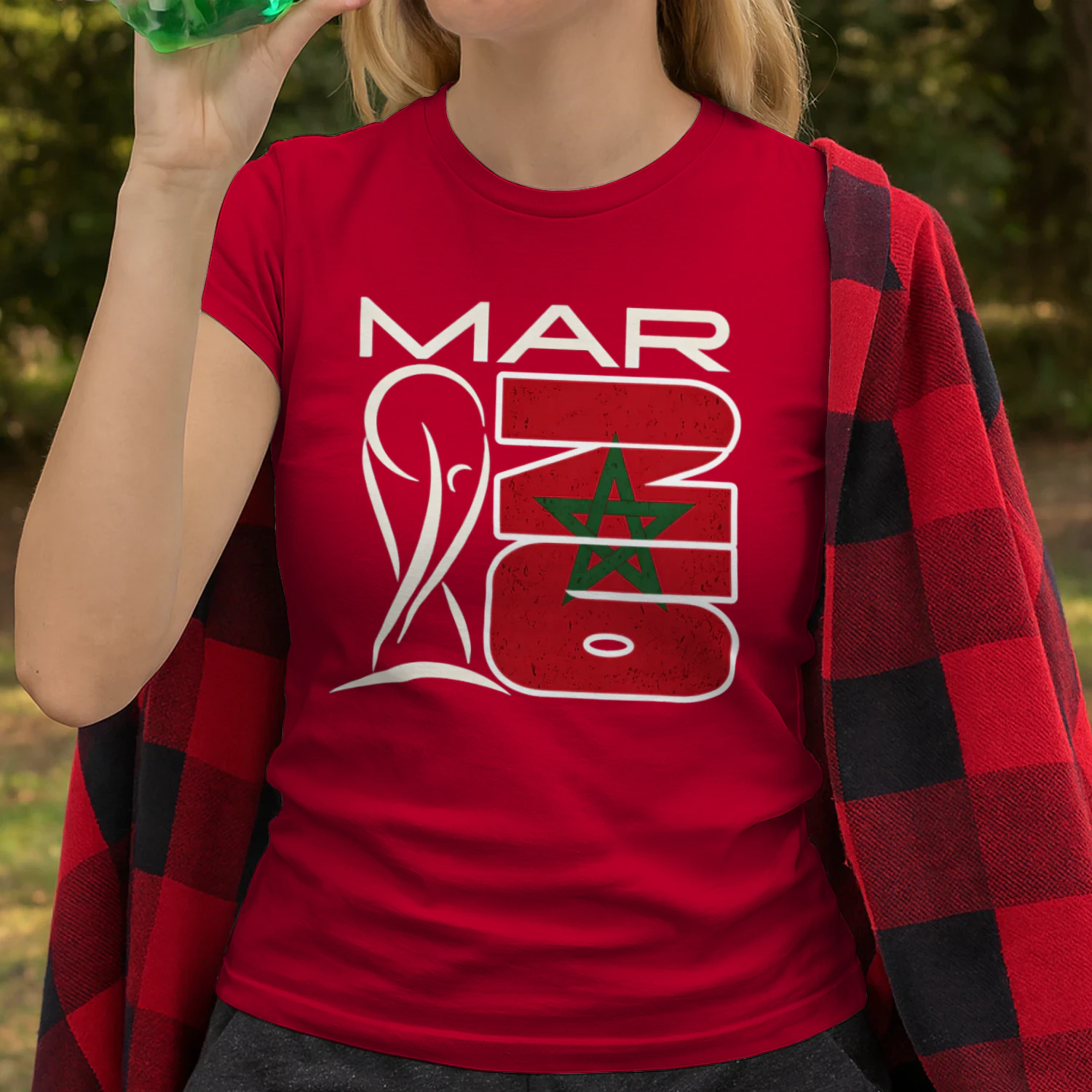 Morocco World Cup Fan T-Shirt | MAR 26 Atlas Lions Pride Classic Unisex T-shirt
