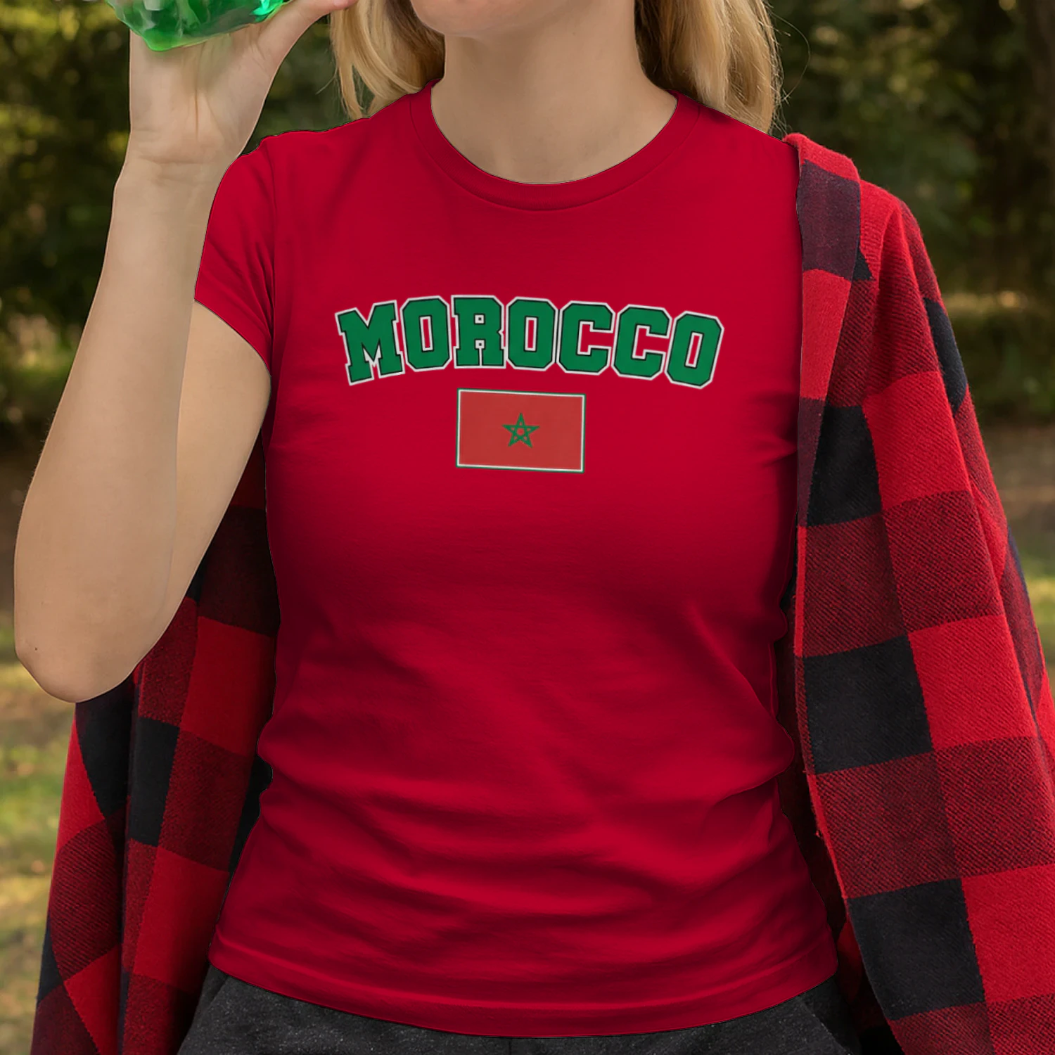 Morocco Flag Vintage T-Shirt | Moroccan Pride Graphic Tee | Morocco Country Classic Unisex T-shirt