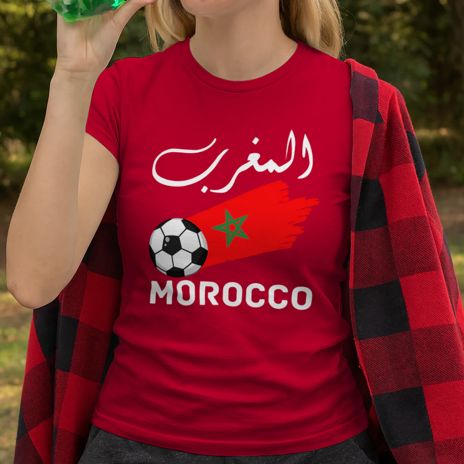 Morocco Football Fan T-Shirt – Lion of Atlas Pride Classic Unisex T-shirt