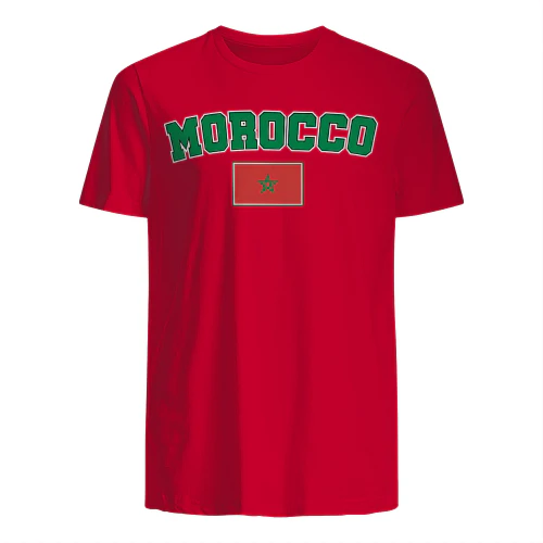Morocco red Flag Fan Copy
