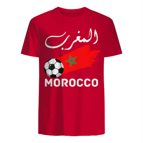 Maghreb red Flag Fan 