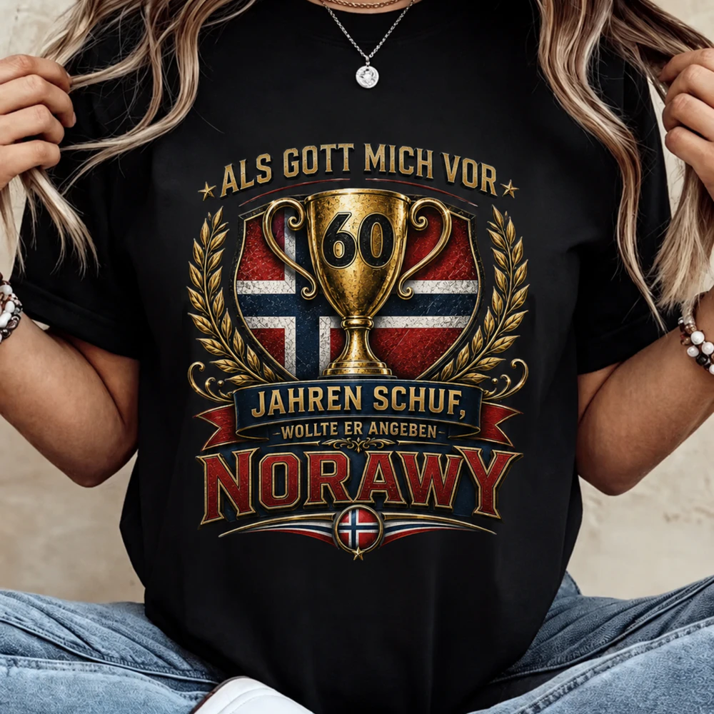 Norway Heritage Vintage T-Shirt | Funny 60 Years Celebration Gift
