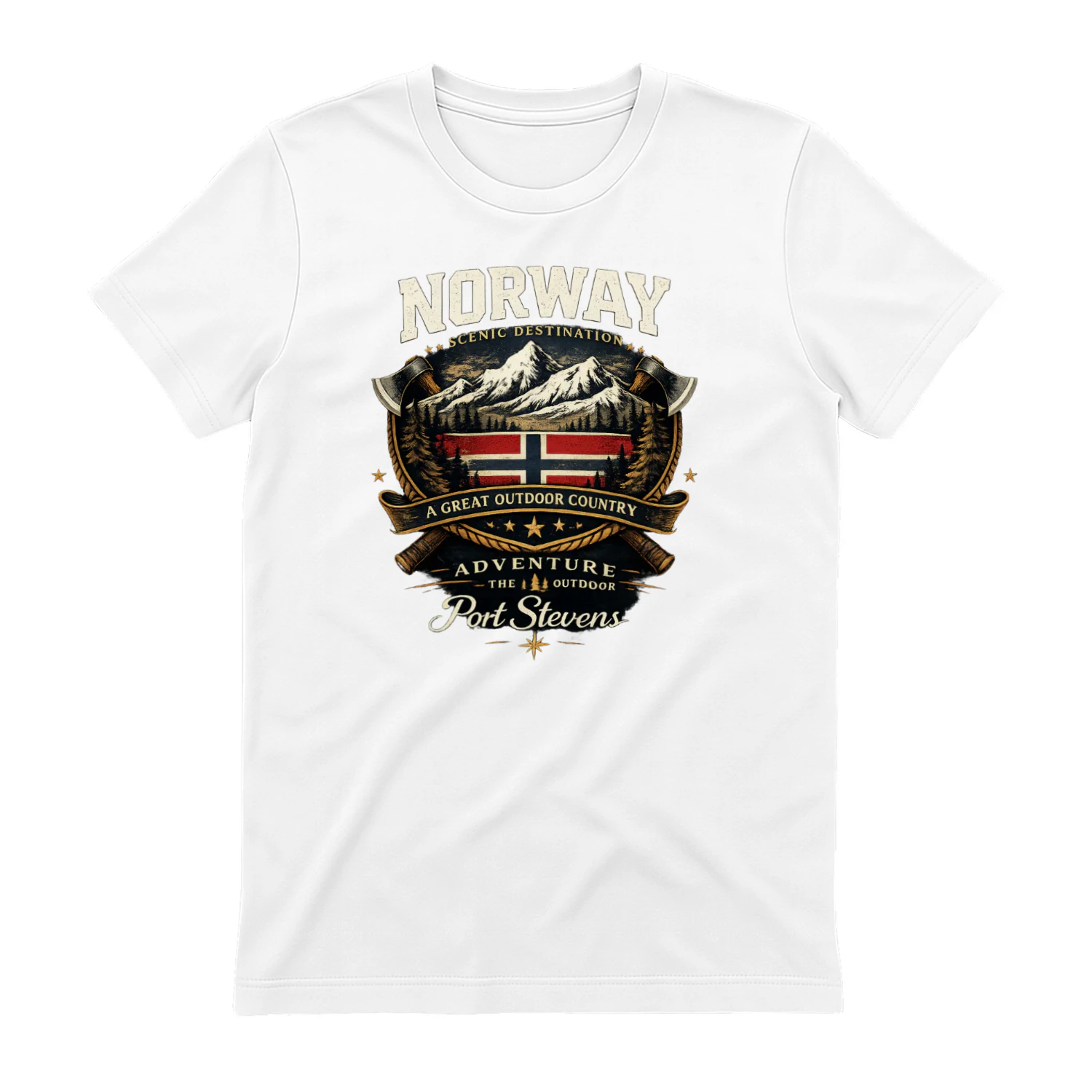 Norway Scenic Destination Adventure Vintage Travel T-Shirt