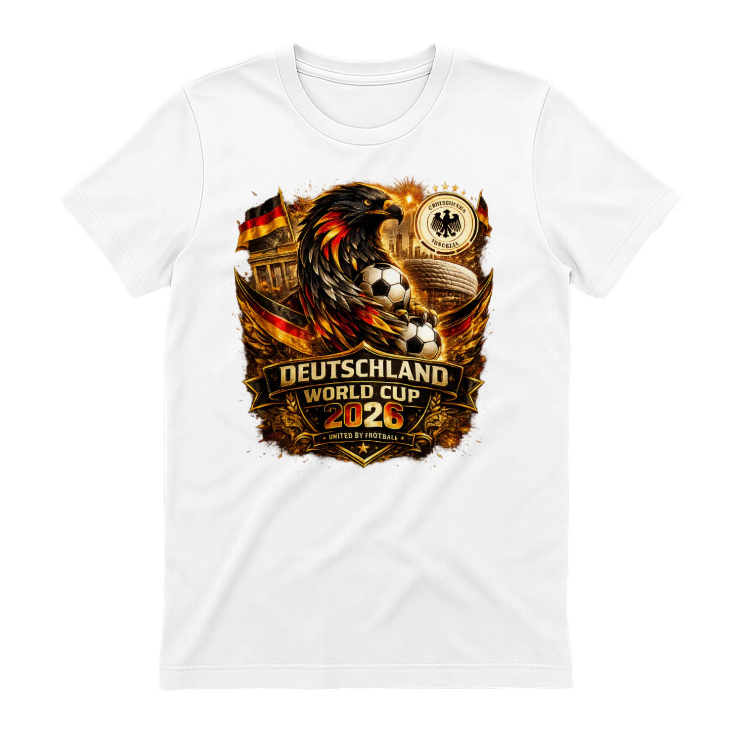 Deutschland World Cup 2026 Eagle Edition Unisex T-Shirt – German Football Pride Design