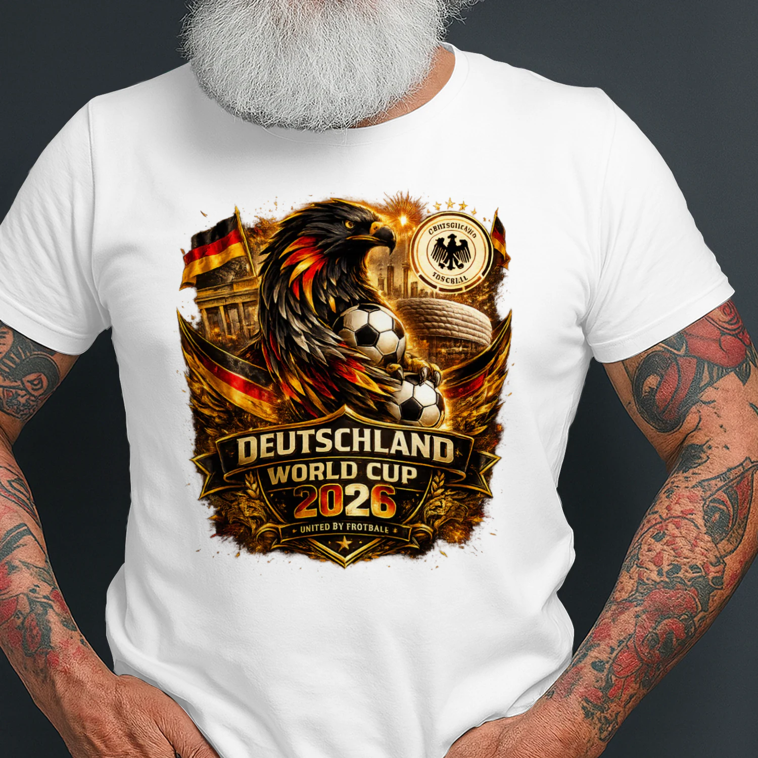 Deutschland World Cup 2026 Eagle Edition Unisex T-Shirt – German Football Pride Design