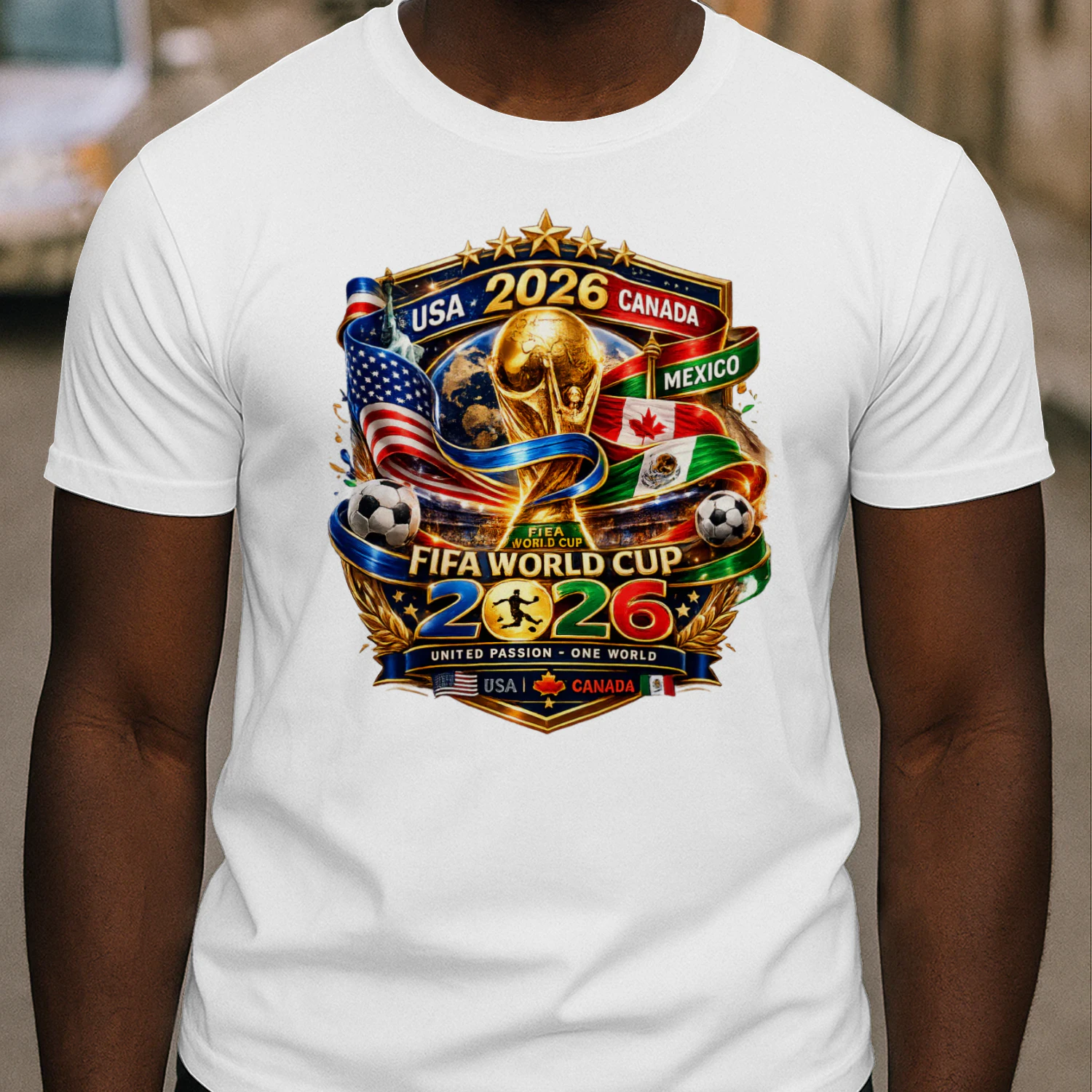 World Cup 2026 USA • Canada • Mexico Premium Graphic T-Shirt