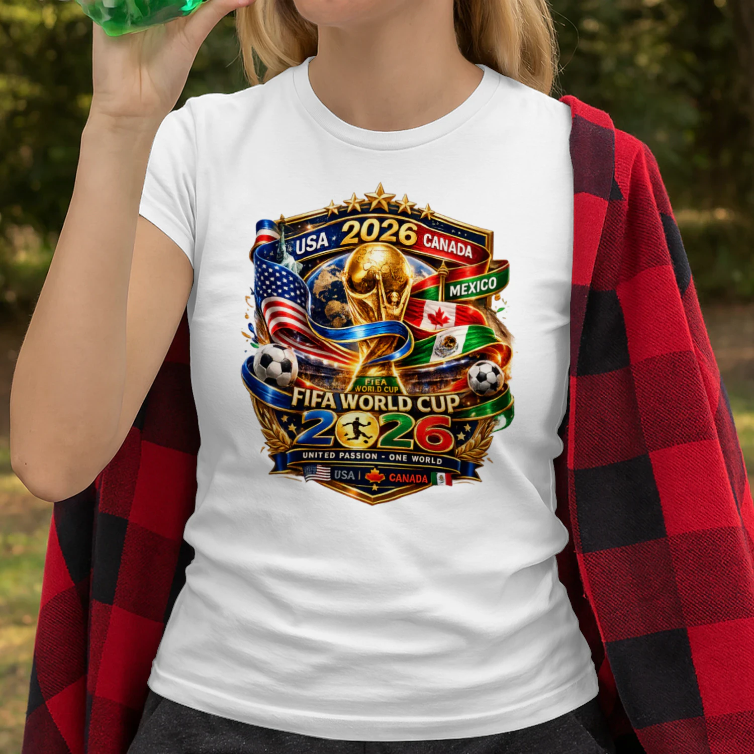 World Cup 2026 USA • Canada • Mexico Premium Graphic T-Shirt