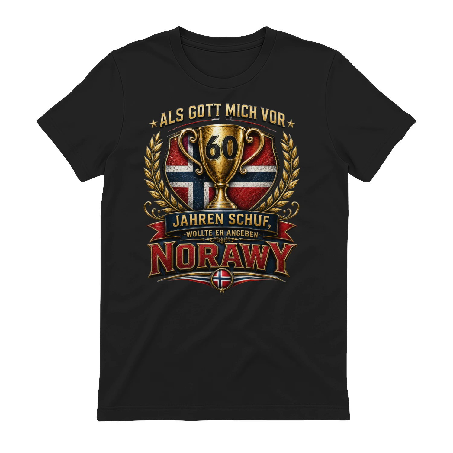 Norway Heritage Vintage T-Shirt | Funny 60 Years Celebration Gift